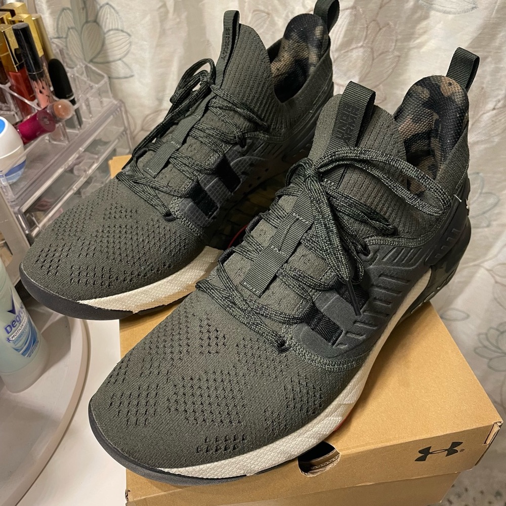 Project rock 3 camo gently used size 12